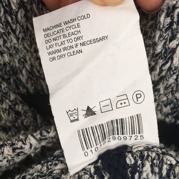 A Pea in the Pod Navy Speckled White Open Cardigan - Picture 7 of 7